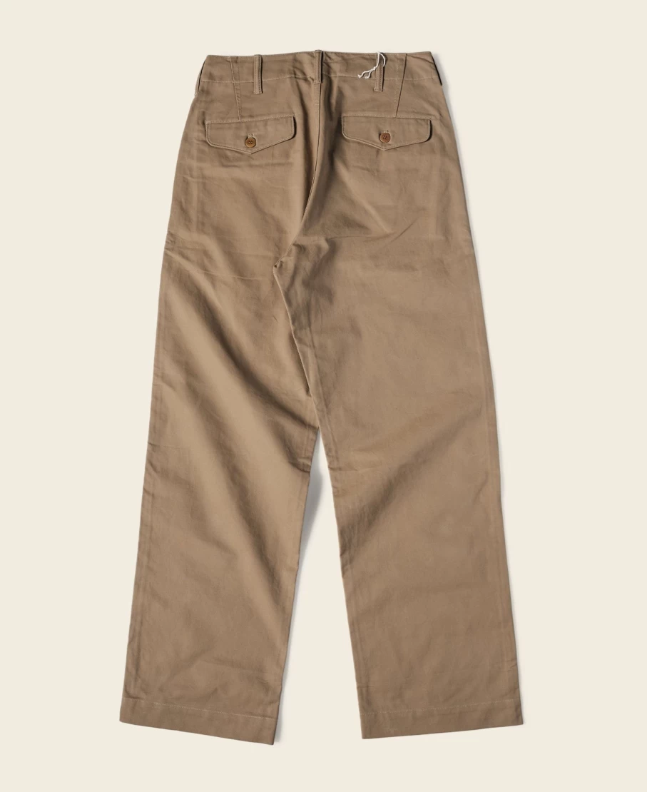 Bronson Men's Khaki USMC Officer Trousers - 1944 Military Style Pants