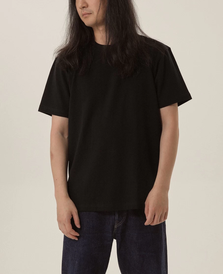 Bronson Men's Black 9 Oz US Cotton Tubular T-Shirt