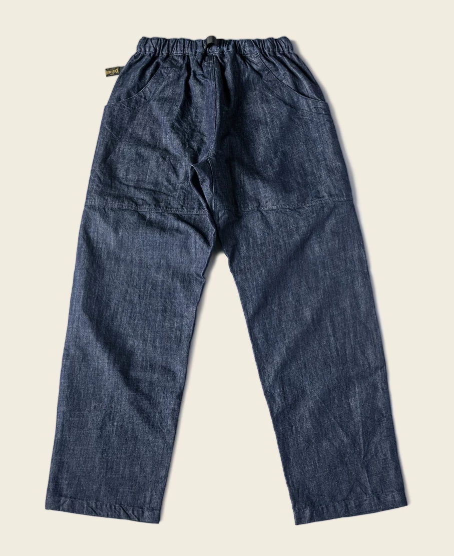 Bronson Men's Denim Blue Loose Fit Climbing Pants for Outdoor Adventure