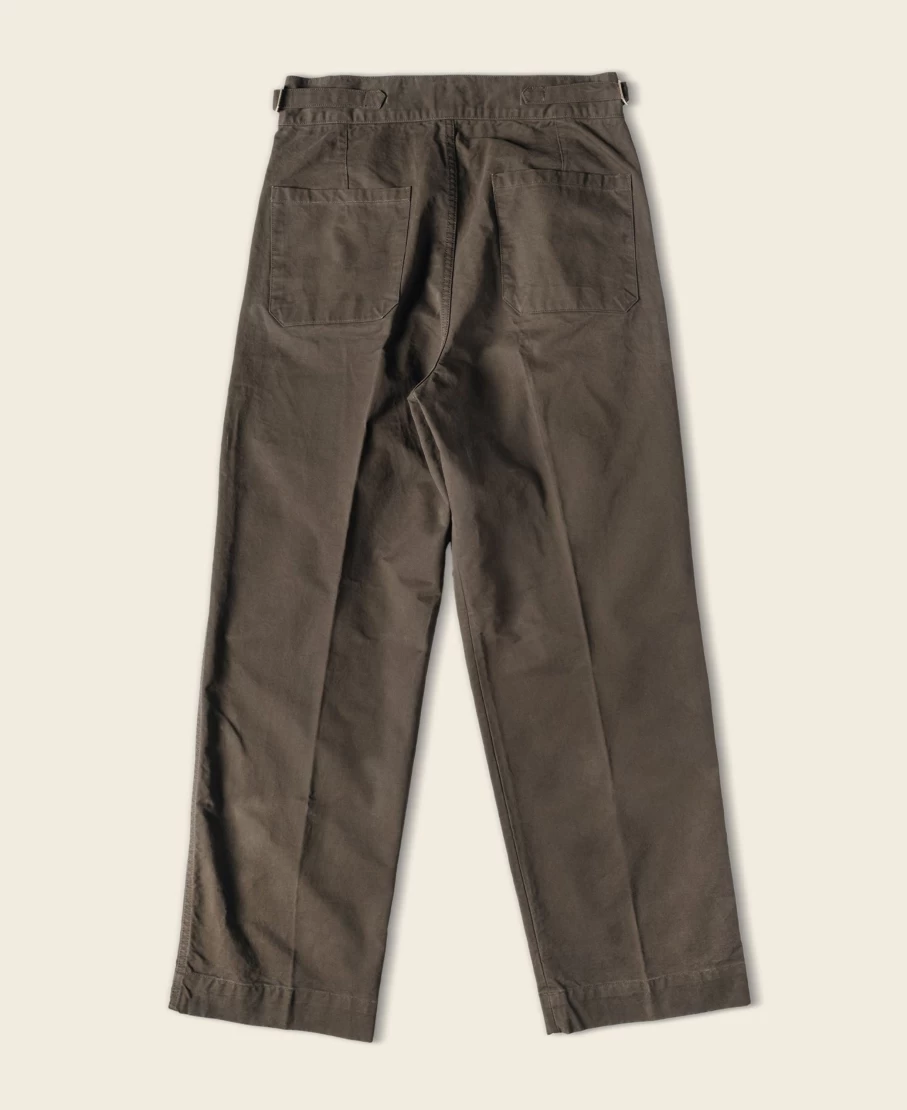 Bronson 1960s Australian Army Combat Pants for Men - Vintage Brown Military Trousers