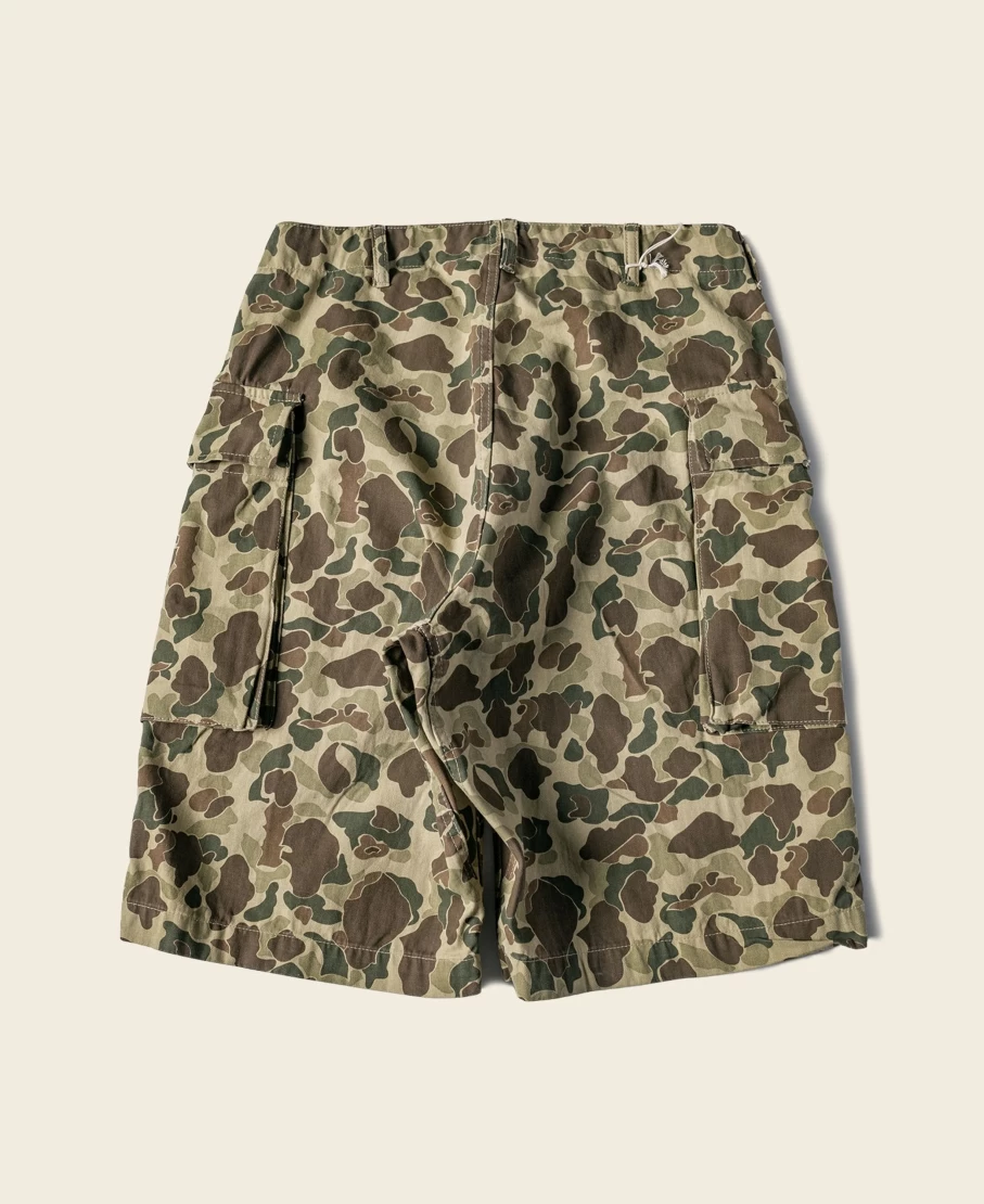 Bronson Men's M-43 Military Shorts in Camo - US Army Duck Hunter Style