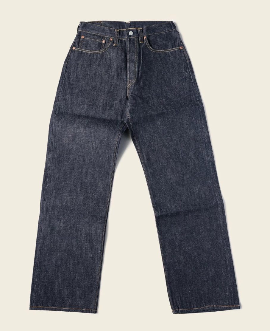 Bronson 1950s Vintage Selvedge Denim Jeans for Men - Indigo Wash Lot 801Xx